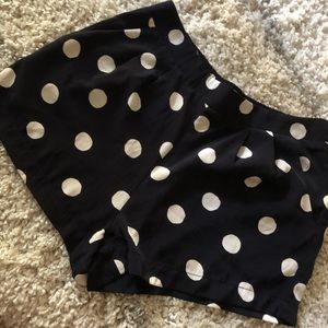Polka dot shorts